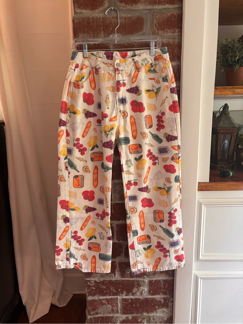 Food Pattern Jeans